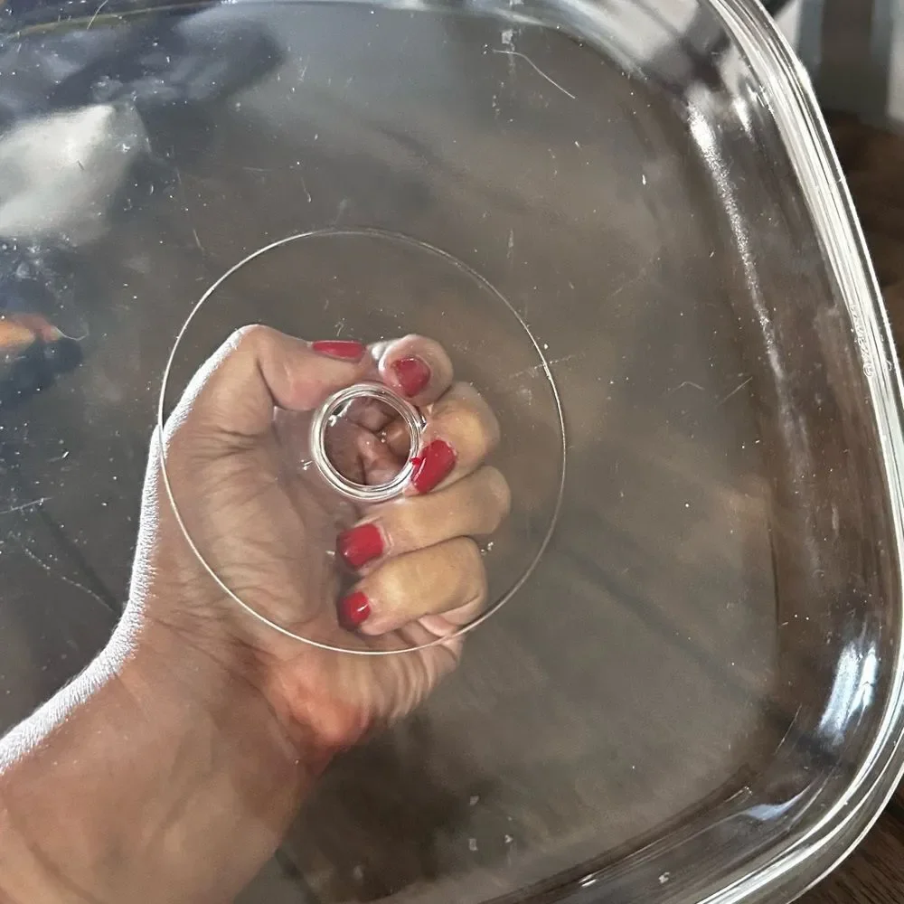 Pyrex clear glass
